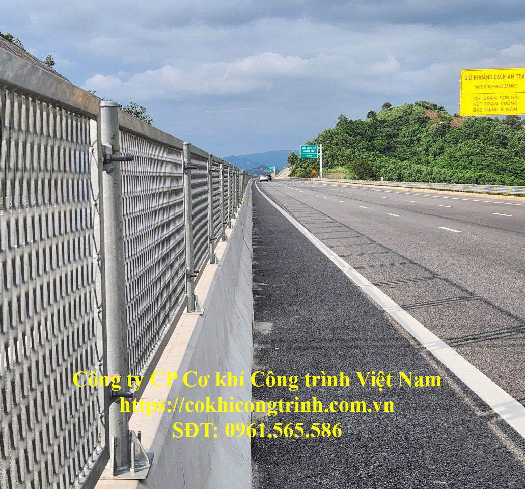 Lưới chống chói mạ kẽm nhúng nóng cao tốc Mai Sơn - QL45